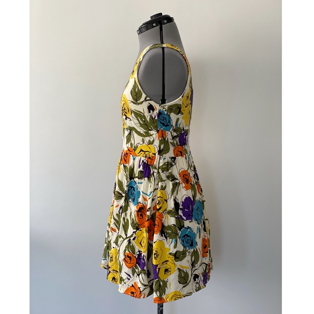 Urban Outfitters - Pins Needles Floral Mini Dress - Size 6 View 6
